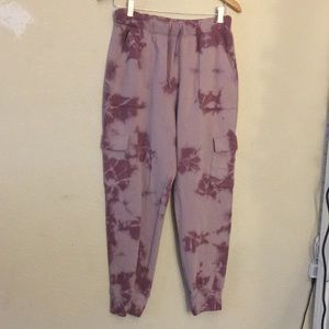 The bread is pink, they are pink/purple, size medium